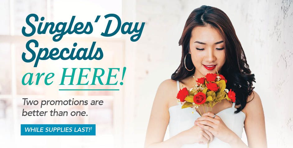 ❣NEW offers for Singles’ Day❣