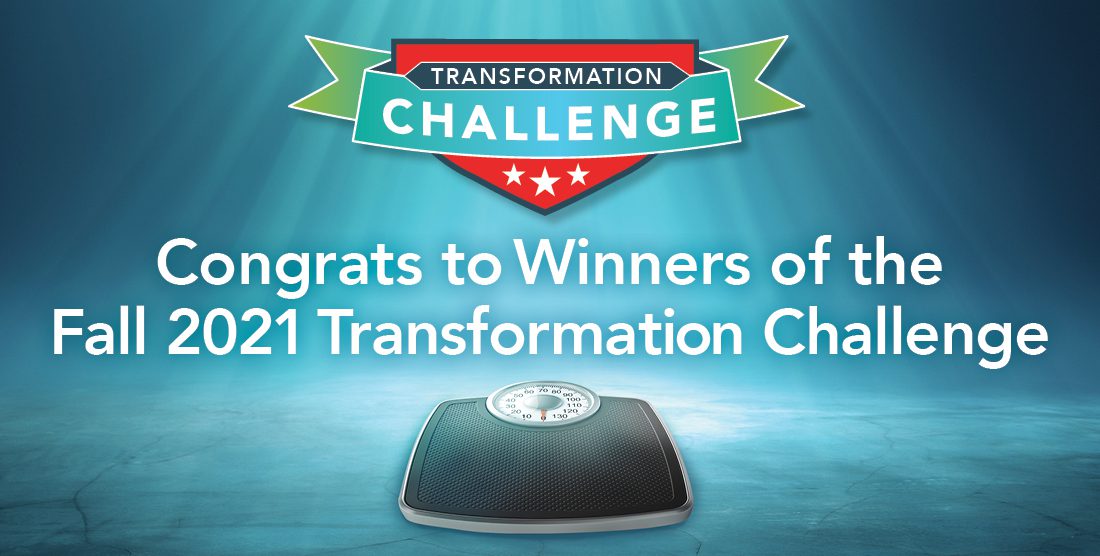 Fall 2021 Transformation Challenge Winners! All About Mannatech